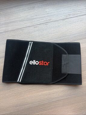 ellos Black Neoprene Tablet Sleeve with Zip Pocket